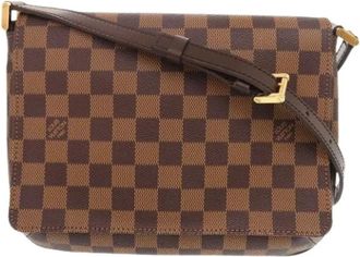 Louis Vuitton Pre-owned Cross Body Bags, female, Brown, Size: ONE SIZE Pre-owned Canvas Crossbody Bag