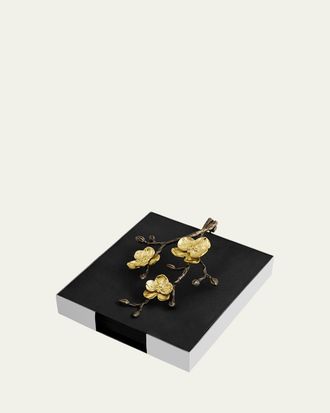 Michael Aram Gold Orchid Dinner Napkin Holder