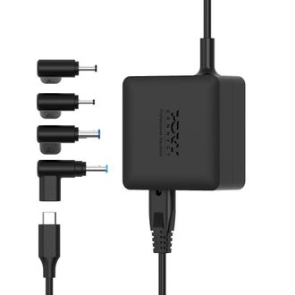 Port Designs Cargador De Pared Port Designs 904065aseu 65 W Gan2 Usb-c Power Delivery Negro