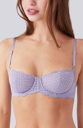 b.tempt'd by Wacoal Untamed Underwire Demi Bra in Lavender Gray at Nordstrom, Size 38Dd