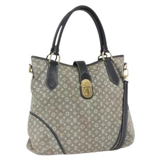 Louis Vuitton Pre-owned Canvas Handtas - Dames - Pre-owned - Blauw - Maat: ONE Size