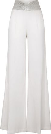 Philipp Plein Flare Trousers Crystal