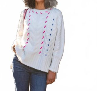 Mersea Ribbons And Romance Sweater In White