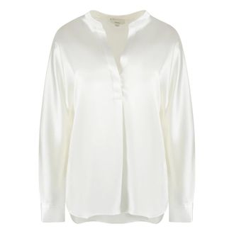 Vince Dames, Blouses & Shirts, Wit, Maat: XS Zijde