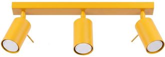 Sollux Lighting Plafone amarillo acero alt. 16 cm
