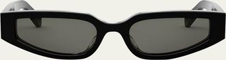 Celine Triomphe Sleek Acetate Cat-Eye Sunglasses