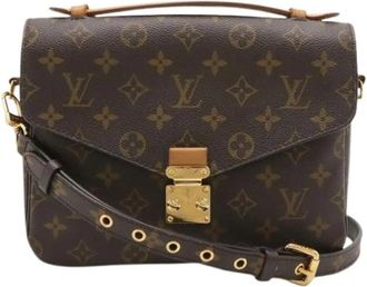 Louis Vuitton Pre-owned Vintage Monogram Canvas Pochette - unisex - Vintage Schoudertas - Bruin - ONE Size - Vintage