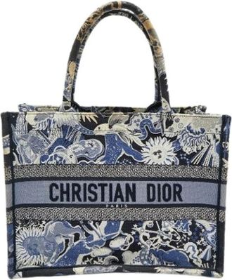 Dior Pre-owned Canvas Tote Bag - Dames - Vintage Shopper - Veelkleurig - ONE Size - Vintage