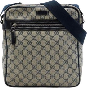 Gucci unisex, Pre-owned, Beige, Maat: ONE Size Leer