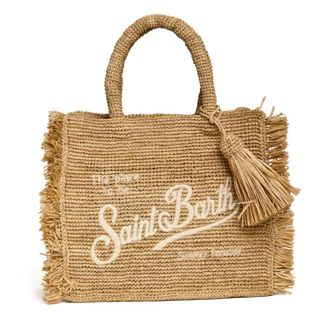 MC2 Saint Barth Tote Bags, female, Beige, Size: ONE SIZE Borsa Volant Medium