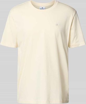 Champion T-Shirt mit Logo-Stitching Modell ICONS in Offwhite, Größe XS