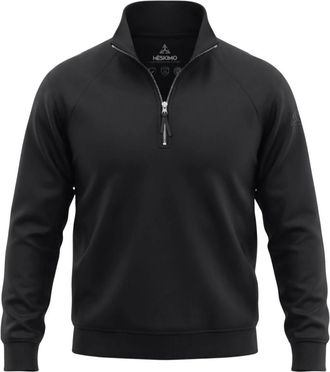 H&egrave;SKIMO L/P ZIP Interlock - Heren - Sweatshirts - Zwart - M - Hoodies & sweatvesten