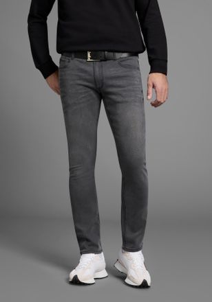 Bruno Banani Slim-fit-Jeans BRUNO BANANI Grady, Herren, Gr. 30, L&auml;nge 34, dunkelgrau, Obermaterial: 70% Baumwolle, 28% Polyester, 2% Elasthan, unifarben, schmal la