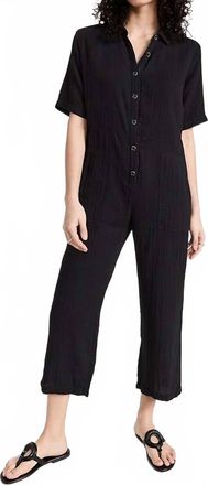 Velvet Elia Gauze Jumpsuit In Black