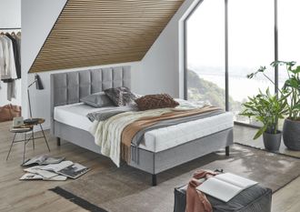 Atlantic Home Collection Boxbett »Nikola« Massivholzfüssen, mit / ohne Matratze, in H2 und H3 erhältlich