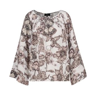 Monari Top met lange mouwen - Dames - Blouses & Shirts - Veelkleurig - Maat: XL