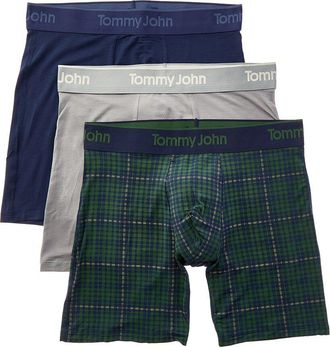 Tommy John Set Of 3 Second Skin 6In Boxer Brief