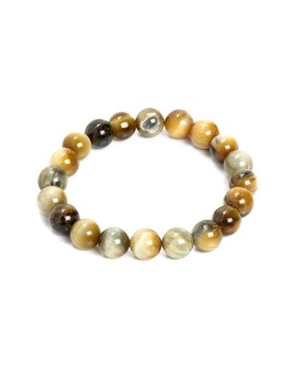Jean Claude Jewelry Tiger Eye Bead Stretch Bracelet