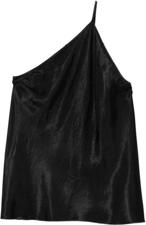 Rick Owens Dames, Tops, Zwart, Maat: S Zijde