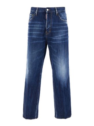 Dsquared2 Navy Blue Loose Jeans