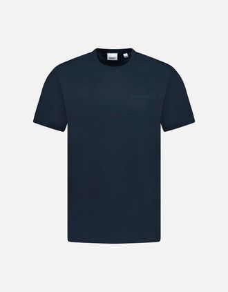Burberry Mens Burberry Jenson Crew Neck Logo T-Shirt Navy - Size: 40