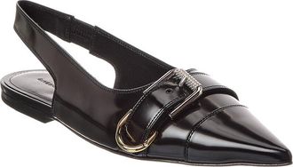 Givenchy Voyou Leather Slingback Ballerina Flat