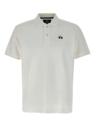 La Martina Polo con logo ricamato - Bianco