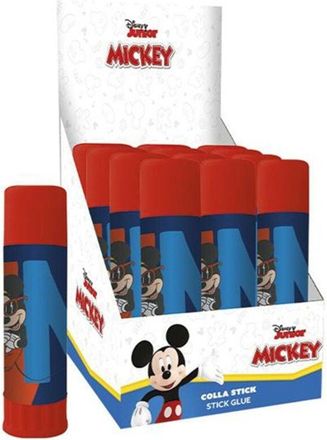 Trade Shop Trade Shop - Set 12pcs Glue Stick De 25gr Mouse Gr&aacute;fico Para Regalos De La Escuela Fiestas Infantiles 964526