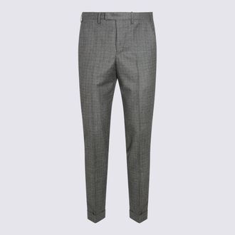 Pantaloni Torino Grey Wool Pants