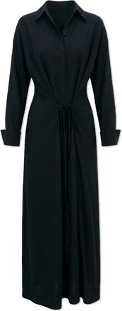 Sportmax Snack Dress - Dames - Shirt Kleedjes - Zwart - S - Kleedjes