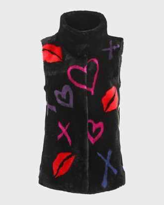 Gorski Reversible Shearling Lamb Vest