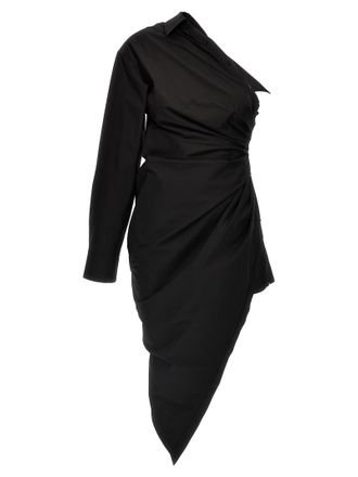 Alexander Wang Black Cotton Short Womens Dress