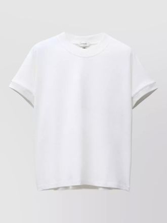 Versace short sleeve t shirt ribbed neckline
