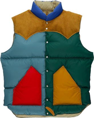 Fortela Rocky Mountain Featherbed Down Vest in Multi Color at Nordstrom, Size 44 Eu