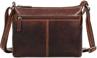 Jack Georges City Leather Slim Crossbody in Brown at Nordstrom