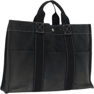Herm&egrave;s Pre-owned Tote Bags, female, Black, Size: ONE SIZE Pre-owned Vintage Tote Bag