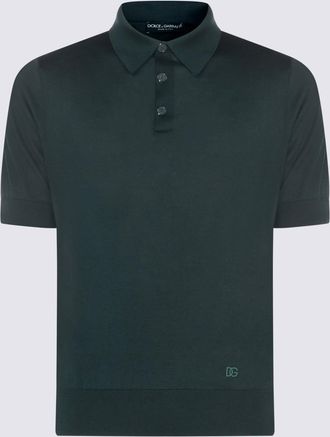 Dolce & Gabbana T-Shirts And Polos Blue And Green-Uomo