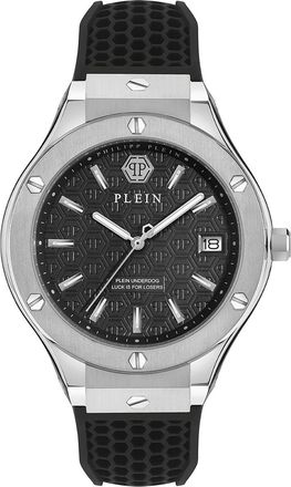 Philipp Plein Underdog Mens Black Watch PWUFA0125 Silicone - One Size