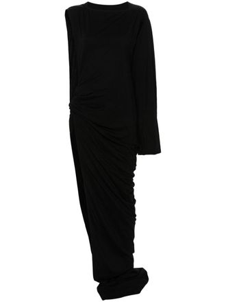 Rick Owens Edfu Gown cotton dress - women - Cotton - OS - Black
