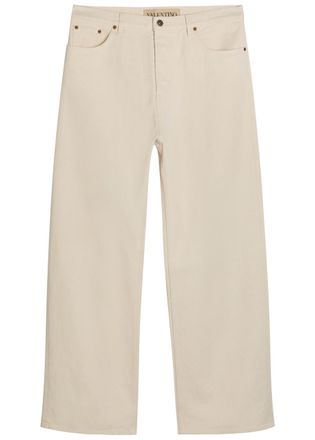 Valentino Garavani Wide-leg Denim Jeans - White - 36 (W36 / XL)