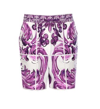 Dolce & Gabbana Maiolica Print Shorts