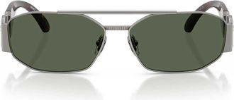 Versace Sunglasses Ve2287 100171 Gunmetal/Dark Green Men