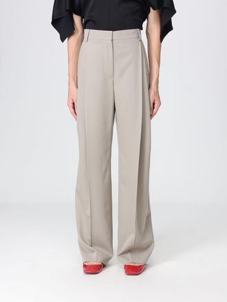 Stella McCartney High-Waisted Wool Palazzo Trousers with Pleats