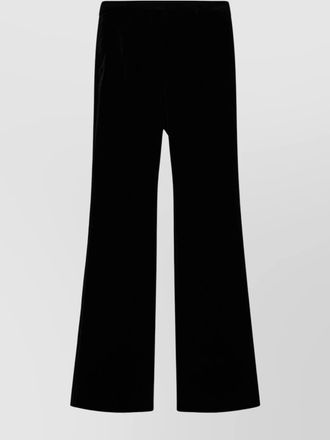 Max Mara velvet straight leg trousers