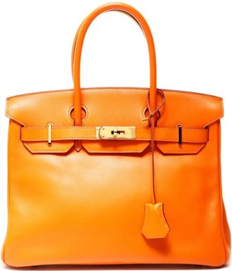 Herm&egrave;s Borsa tote Birkin 30 in pelle 2006 - Arancione
