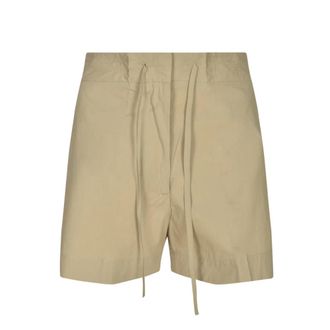 P.A.R.O.S.H. Beige Shorts voor Vrouwen - Dames - Bermuda - Beige - L - Korte Broeken