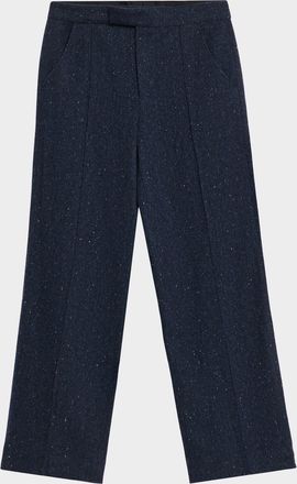 God's True Cashmere Mens Cashmere Two-Pocket Tigers Eye Button-Down Shirt