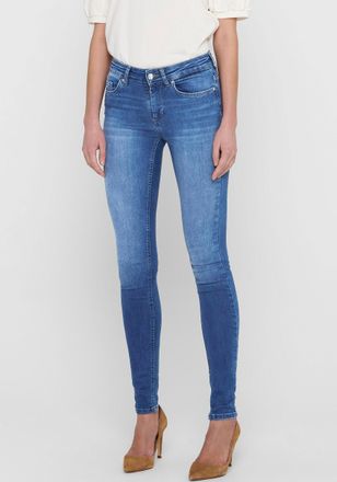 Only Skinny-fit-Jeans »ONLBLUSH - Skinny Fit Jeans mit extra engem Schnitt« Abriebeffekte, modisch, skinny fit, Eingrifftaschen, unifarben