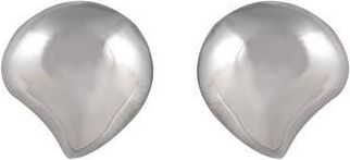 Rachel Roy Teardrop Button Earrings in Silver at Nordstrom Rack