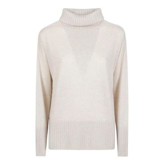 Aragona Turtleneck Kasjmieren Trui - Dames - Coltruien - Beige - XS - Kasjmier - Truien & Vesten
